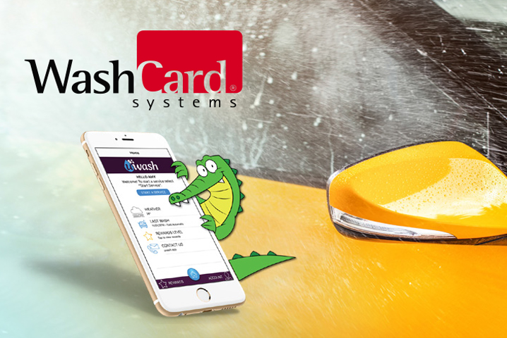 Washcard splash